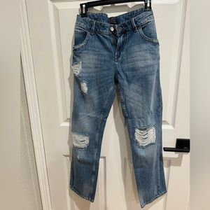 Zara Z1975 Relaxed Distressed Jean